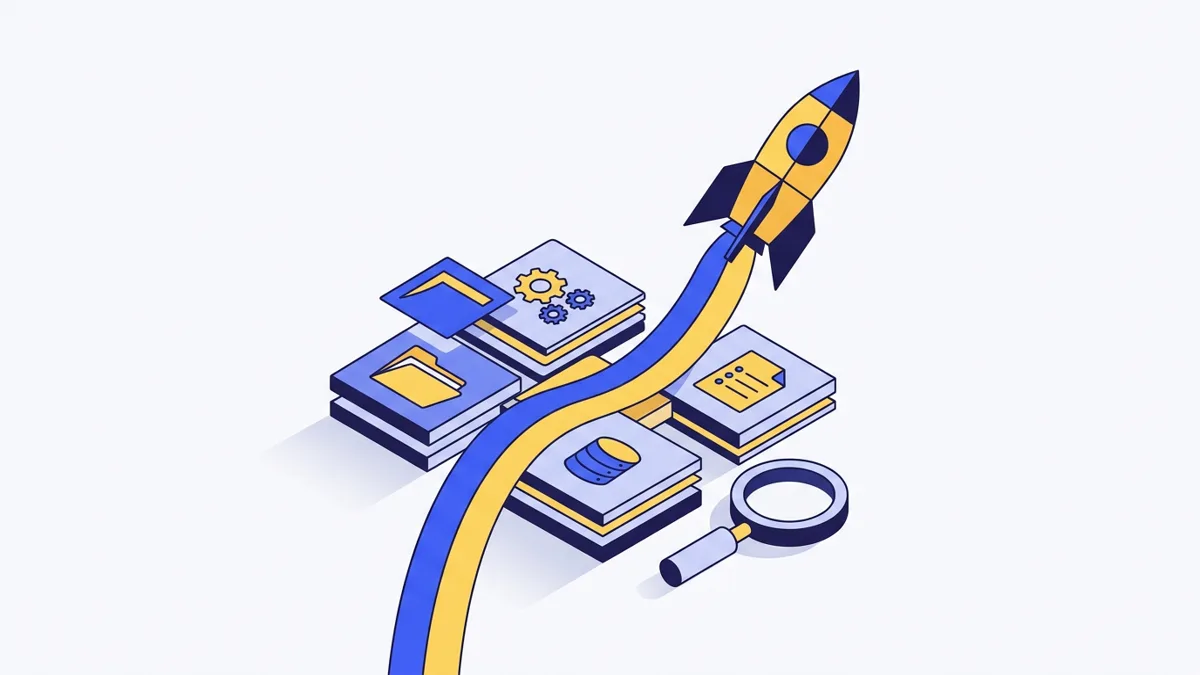 Illustration of an app staying visible in category pages and search after launch