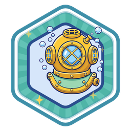Deep Diver badge, Silver tier
