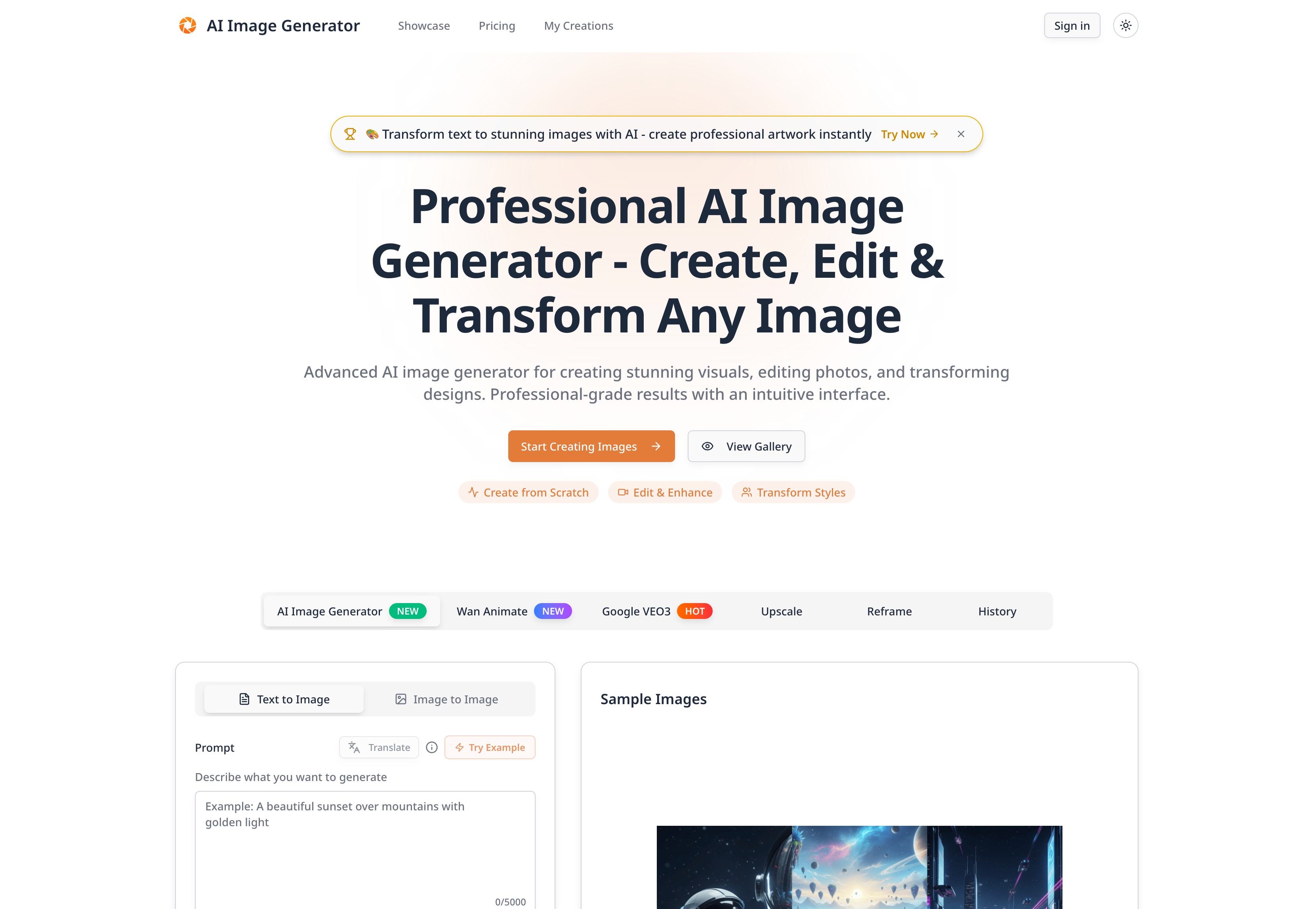 AI Image Generator - Create & Edit Stunning Images app icon