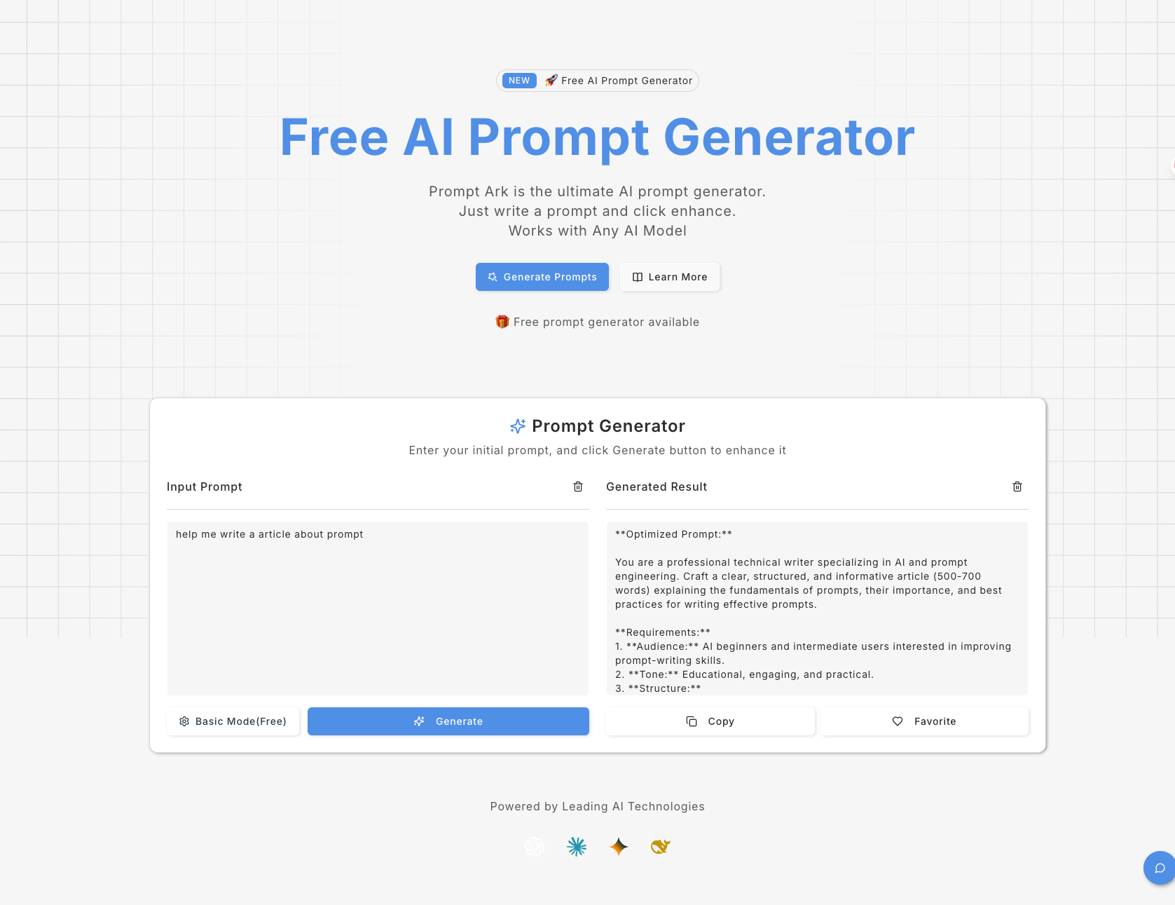AI Prompt Generator app icon