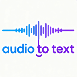 Audio to Text AI Converter app icon