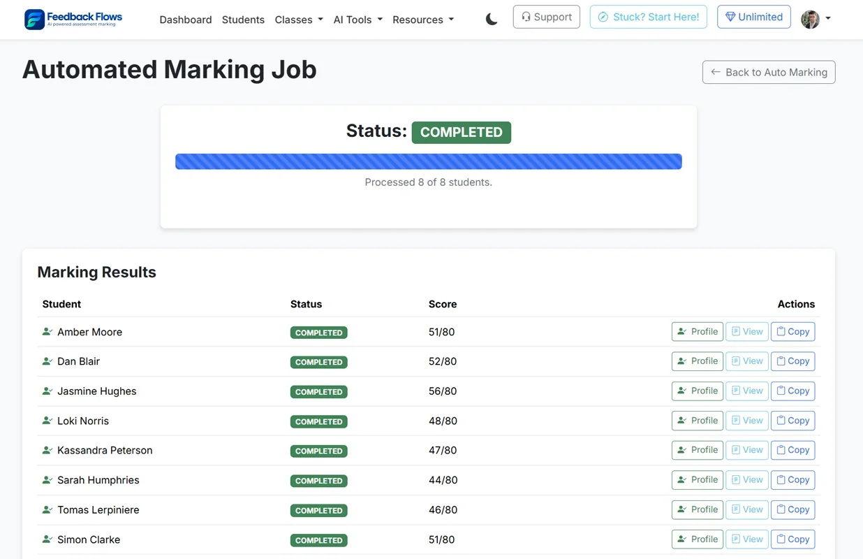 Automated Marking for Teachers app icon