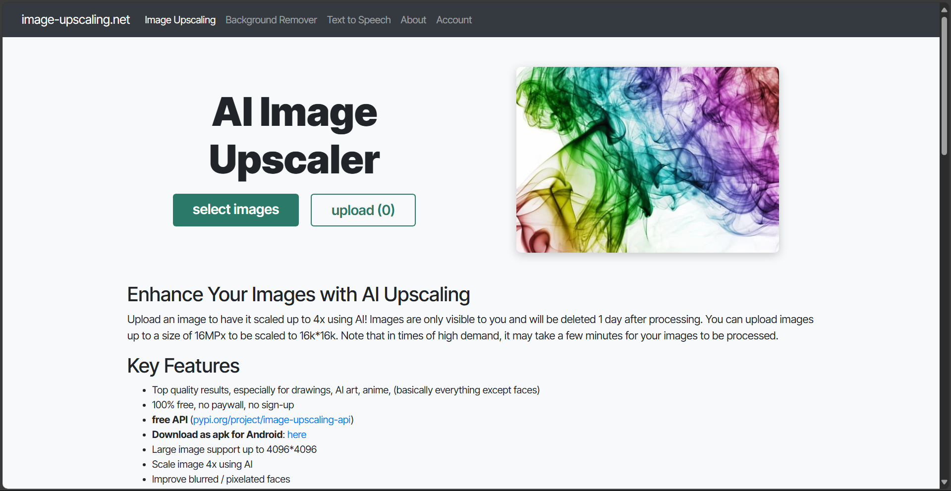 image-upscaling.net app icon