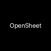 OpenSheet app icon