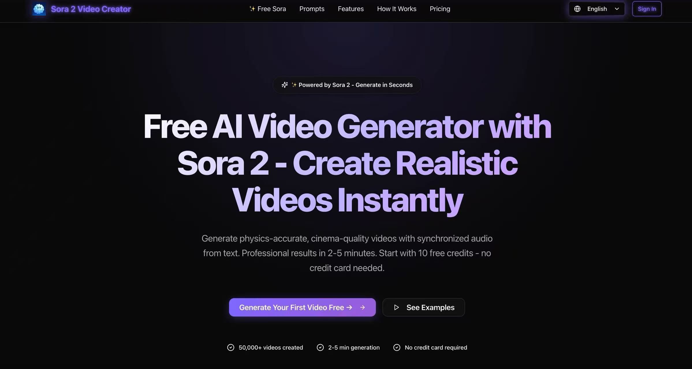 Sora 2 Video Creator app icon