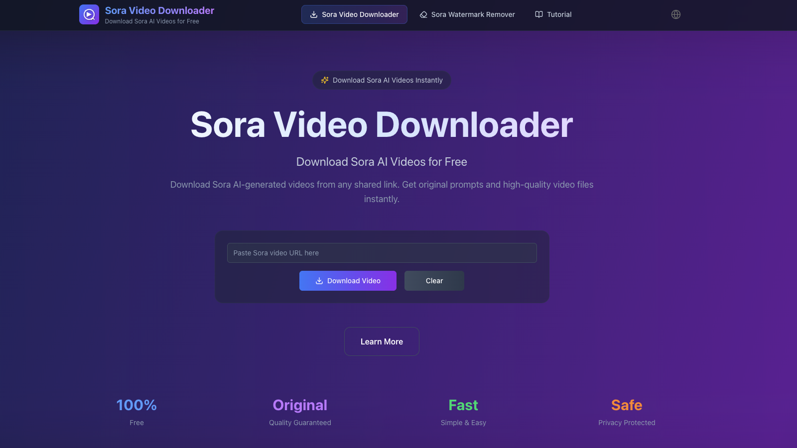Sora Video Downloader app icon