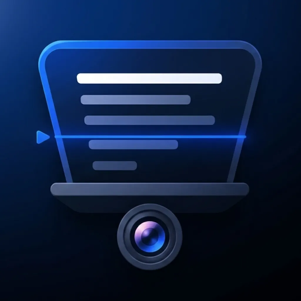Teleprompter-Scrolling Scripts app icon