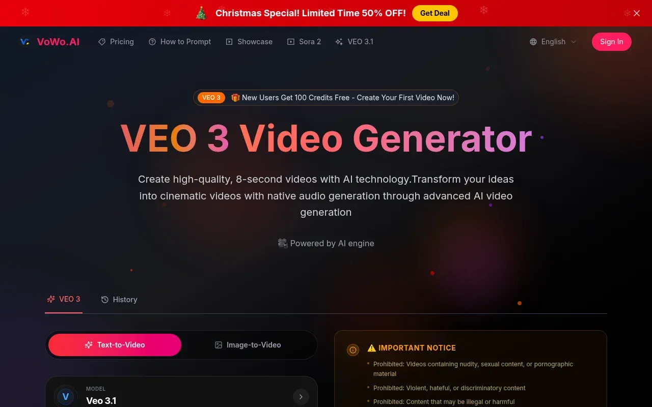 VEO 3 Video Generator app icon