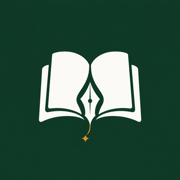 AI book writer with Emberspun AI logo