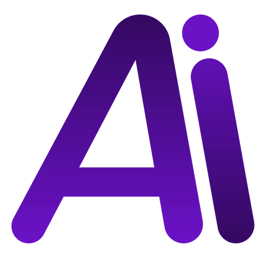 Ai to human text logo