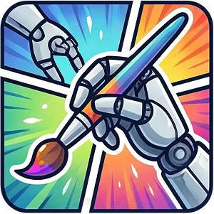 AI webtoon & comic maker logo
