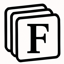 Flowing logo