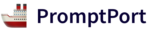PromptPort logo