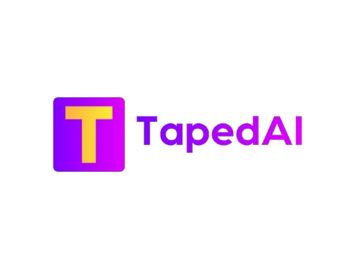 Taped AI logo
