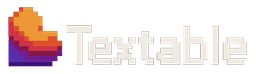 Textable logo