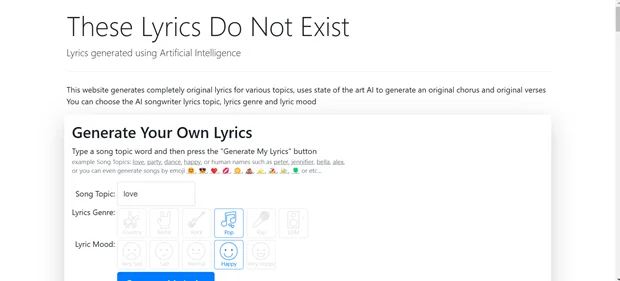 These Lyrics Do Not Exist logo