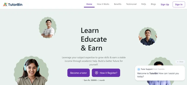 TutorBin logo