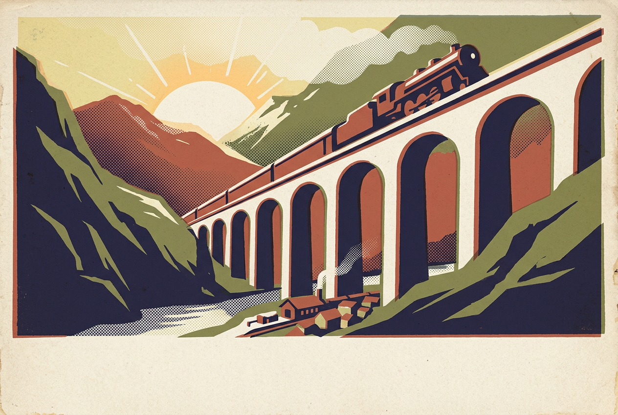 Example output generated from the "Historical-style illustration without fake artists" prompt