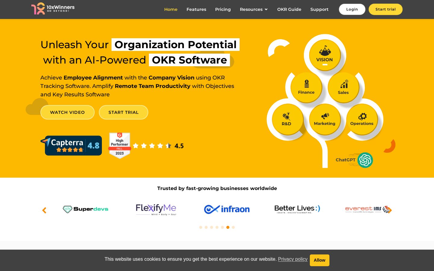 10xWinners Homepage