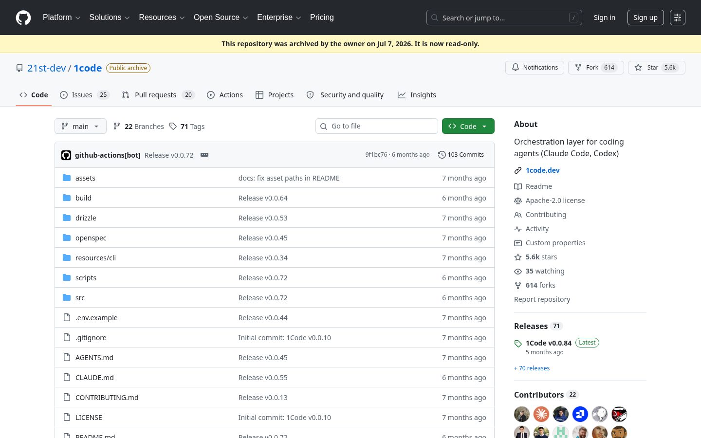 1Code Homepage