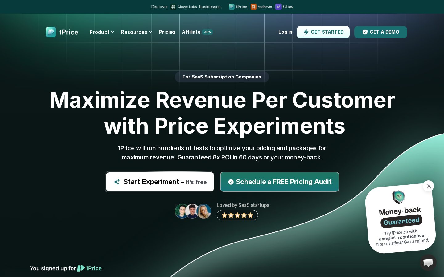 1Price Homepage