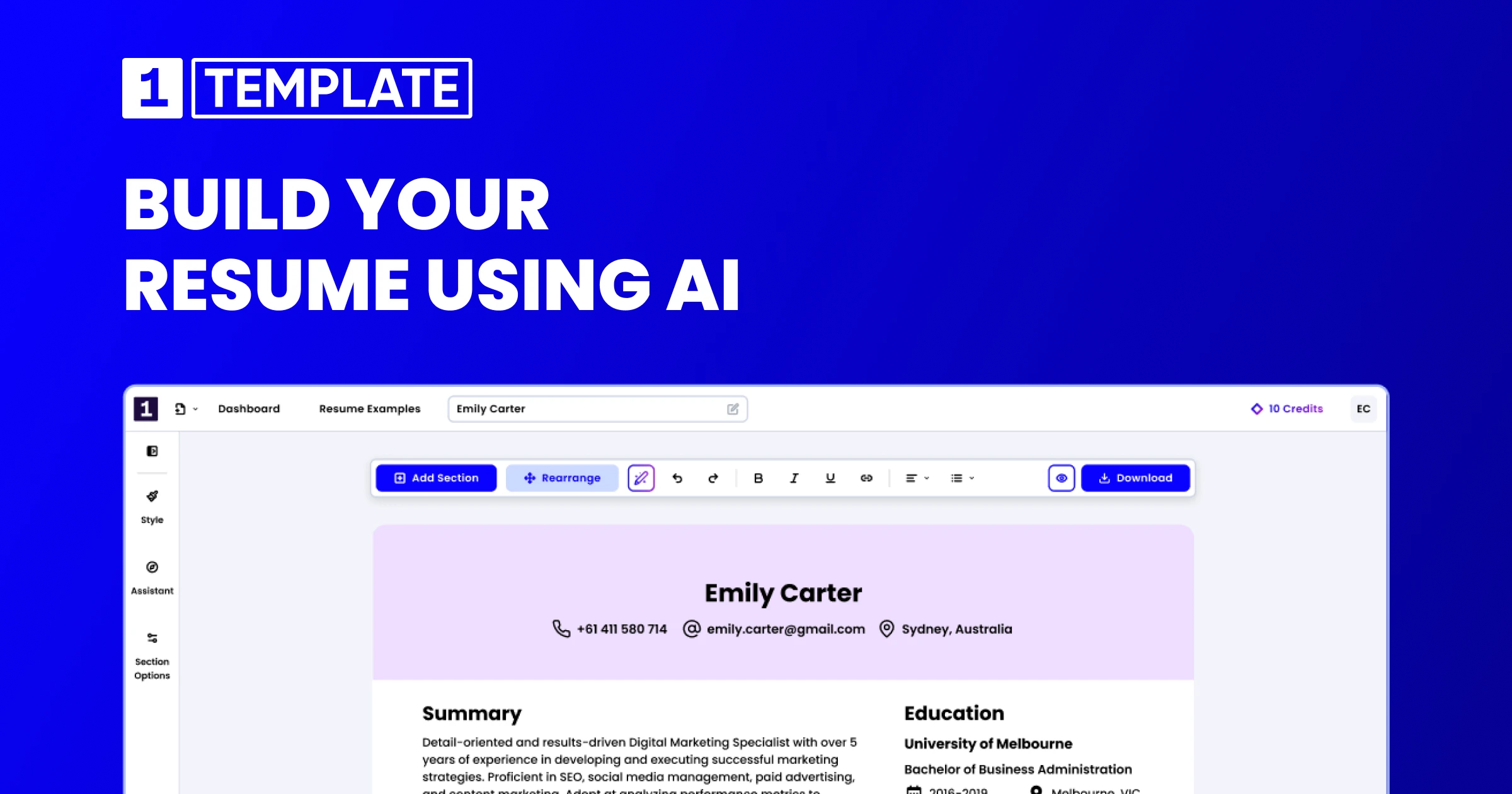 Homepage screenshot