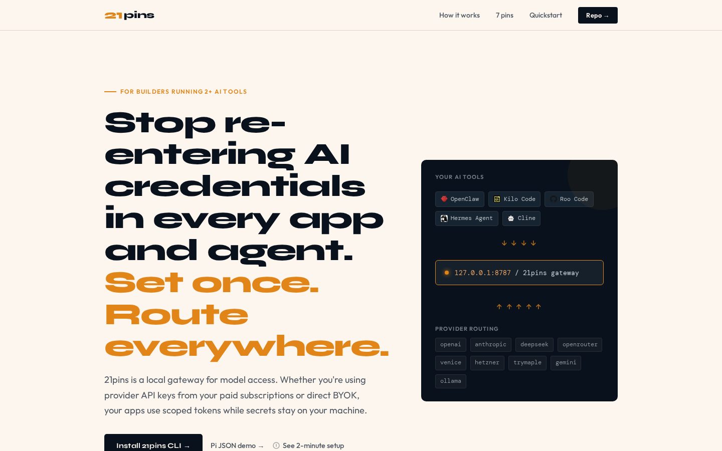 21pins Homepage