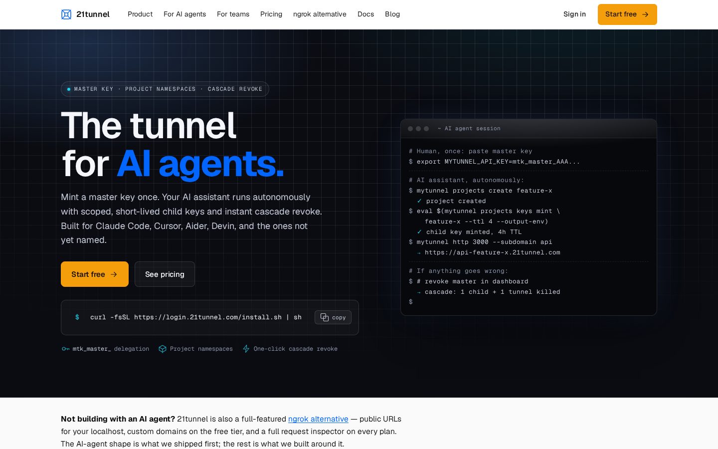 21tunnel Homepage