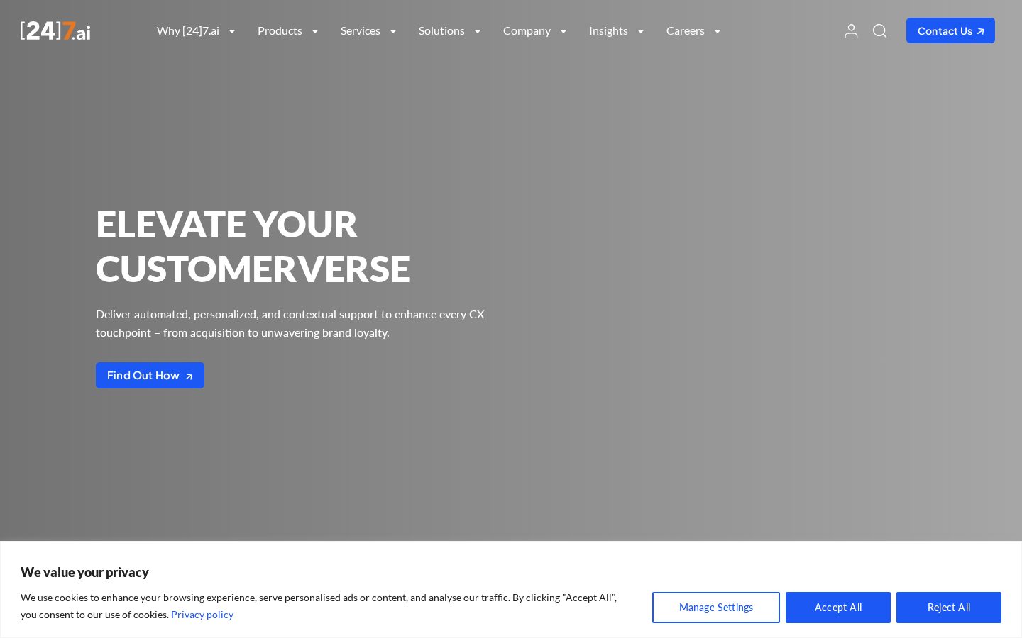 24.7.ai Homepage