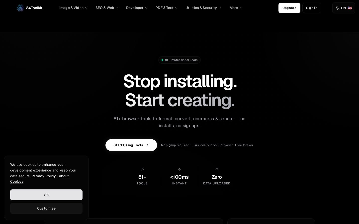 24Toolkit Homepage