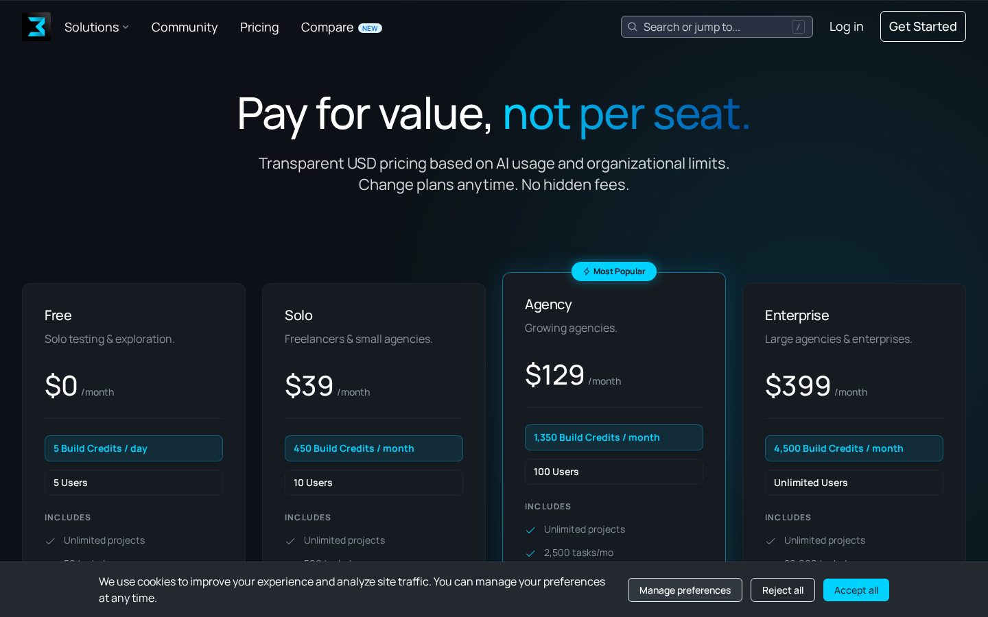 3Web Pricing