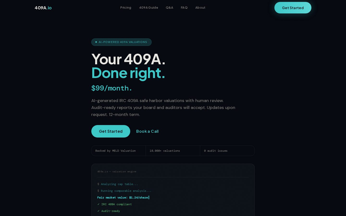 409A.io Homepage