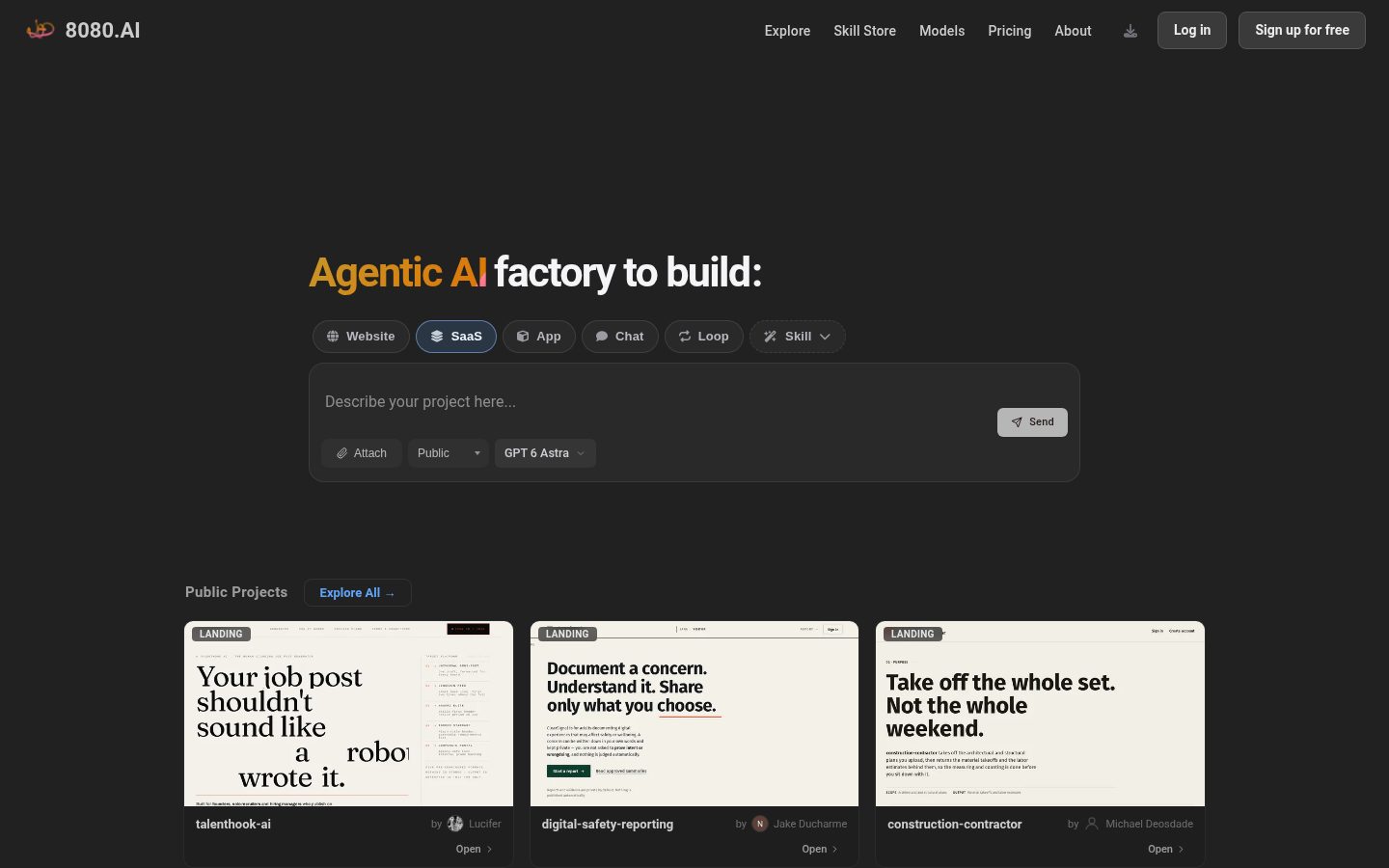 8080AI Homepage