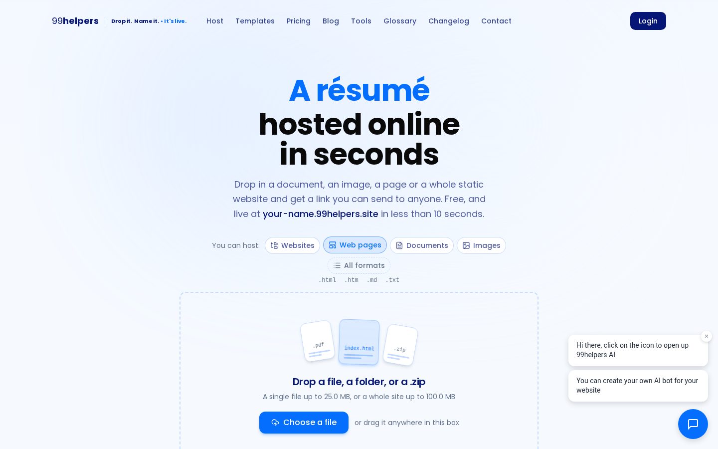99helpers Homepage
