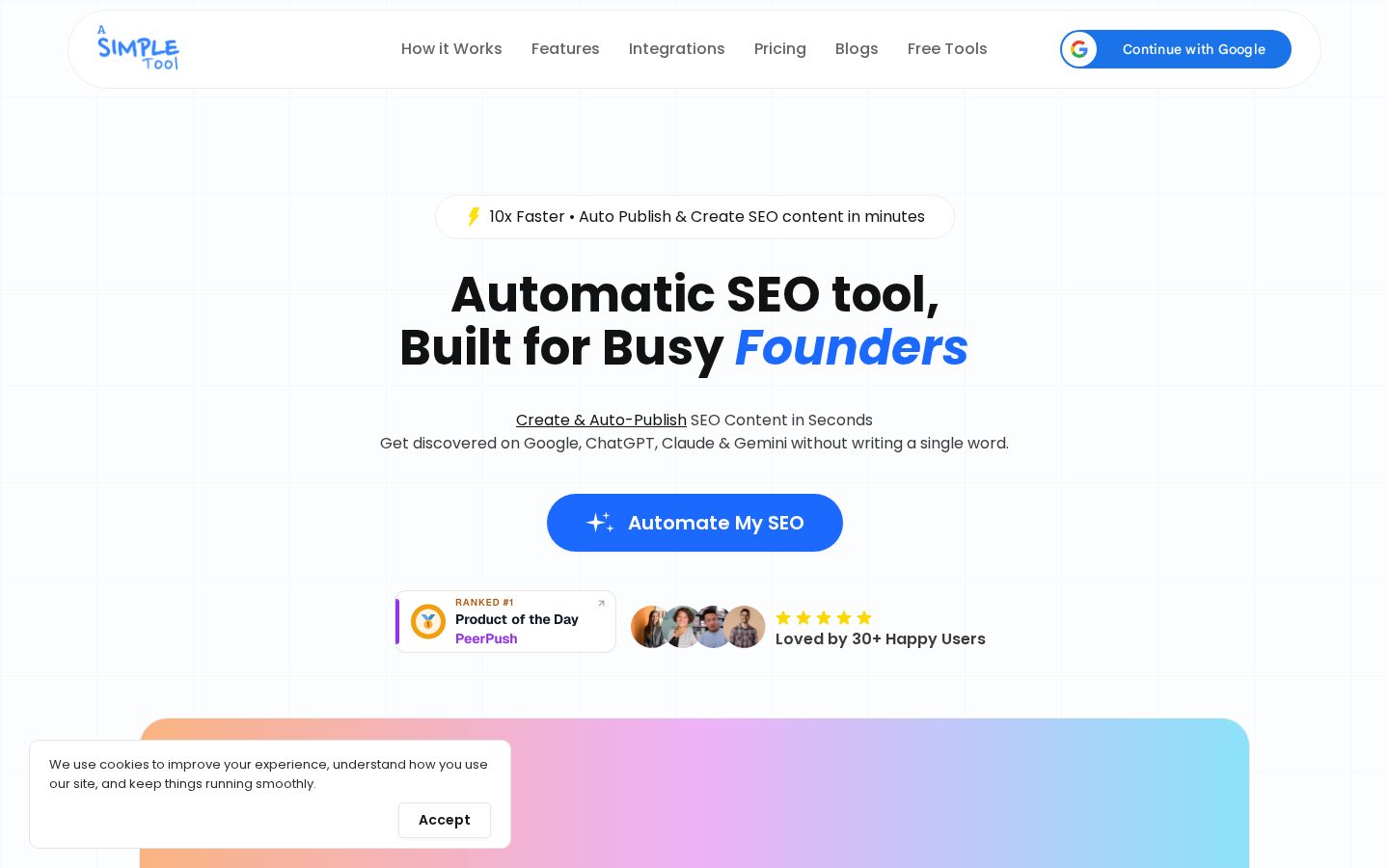 A Simple Tool Homepage