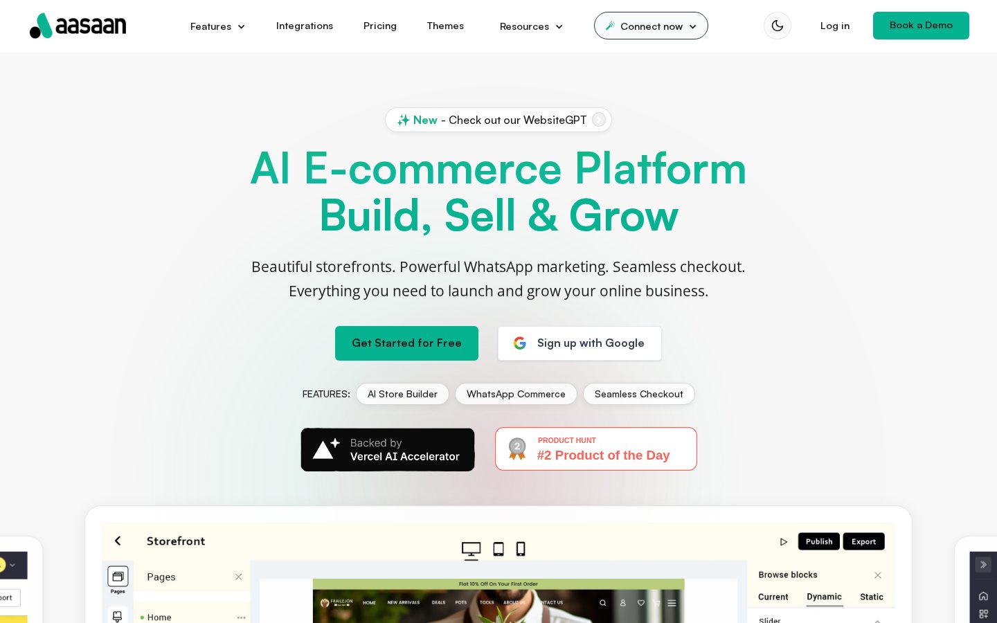 Aasaan Homepage