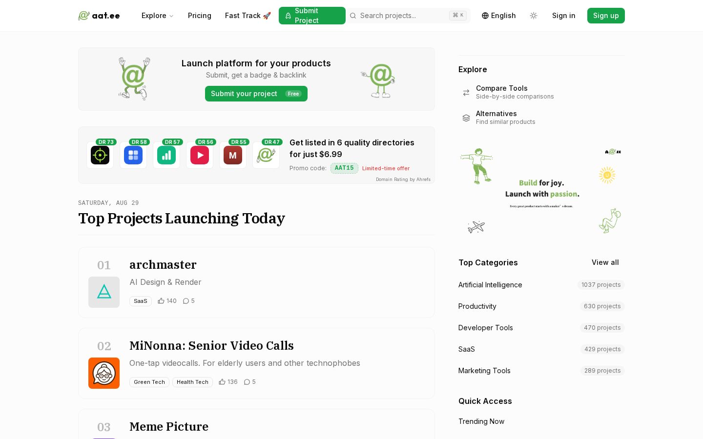 aat.ee Homepage