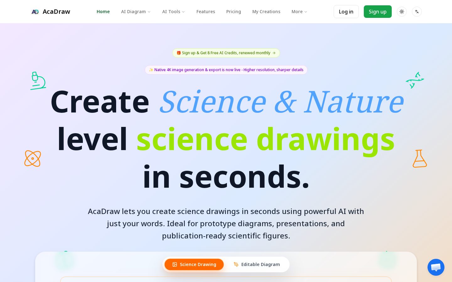 AcaDraw Homepage