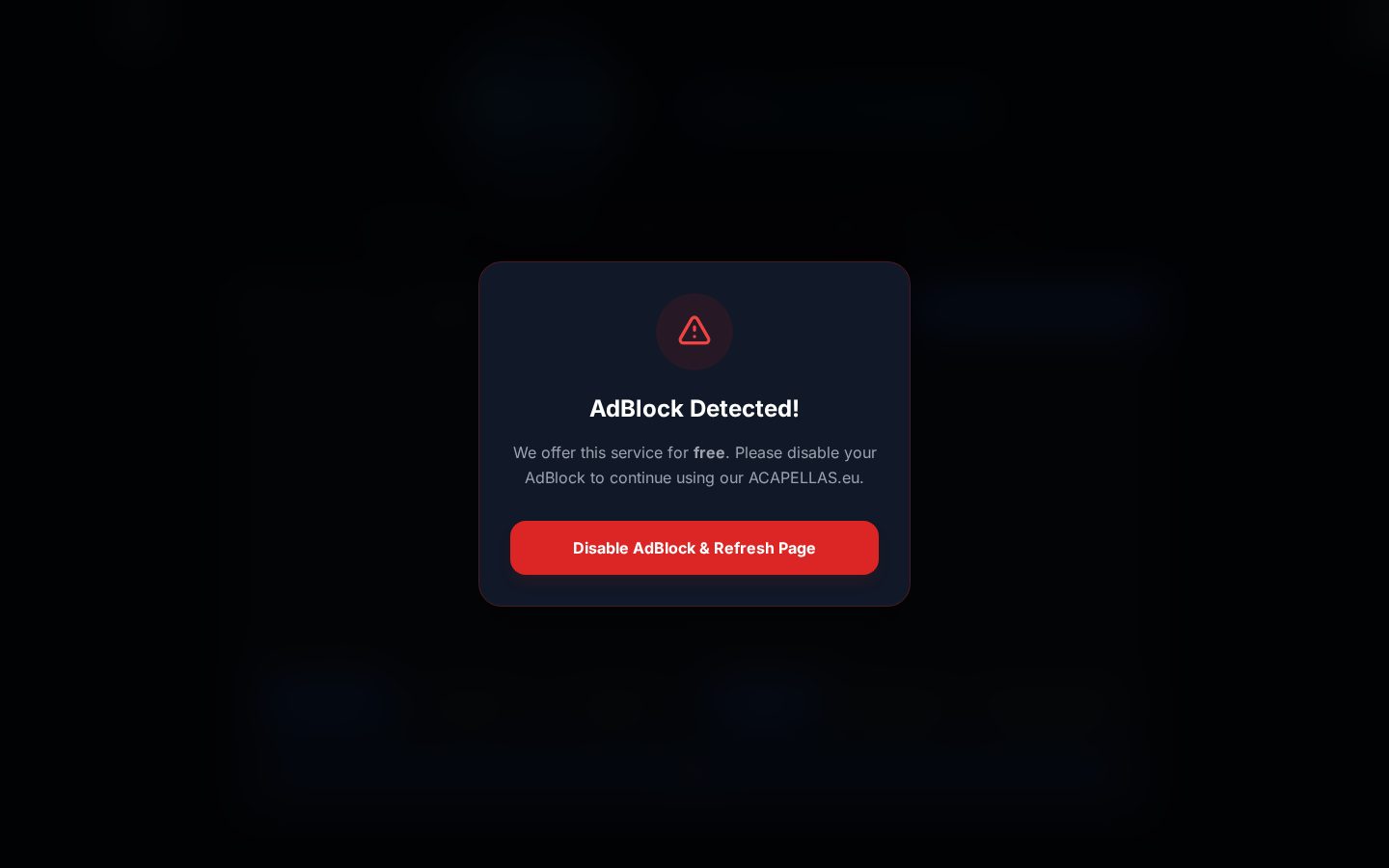 ACAPELLAS.eu Homepage