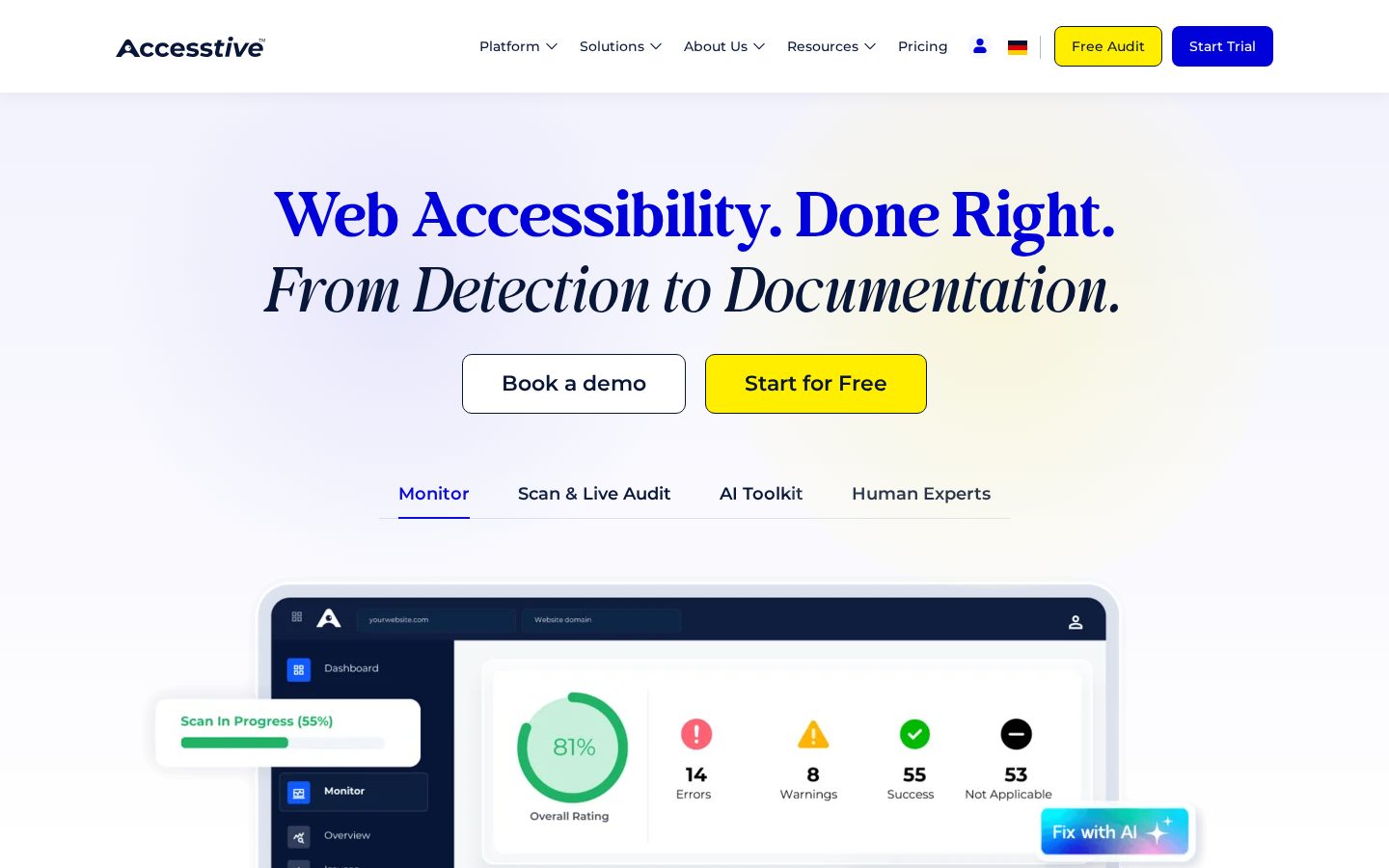 Accesstive Homepage
