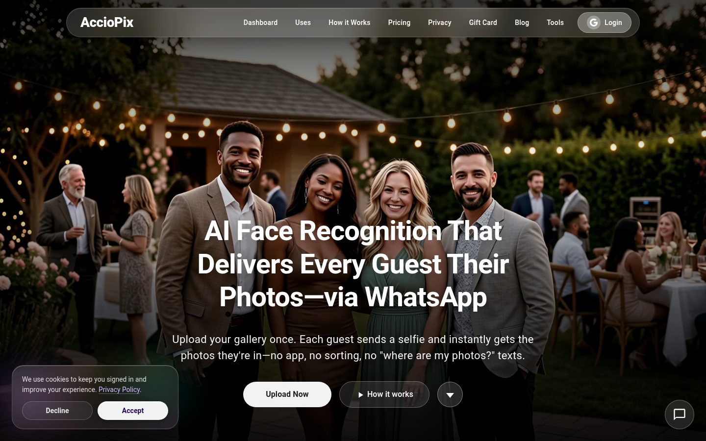 AccioPix Homepage