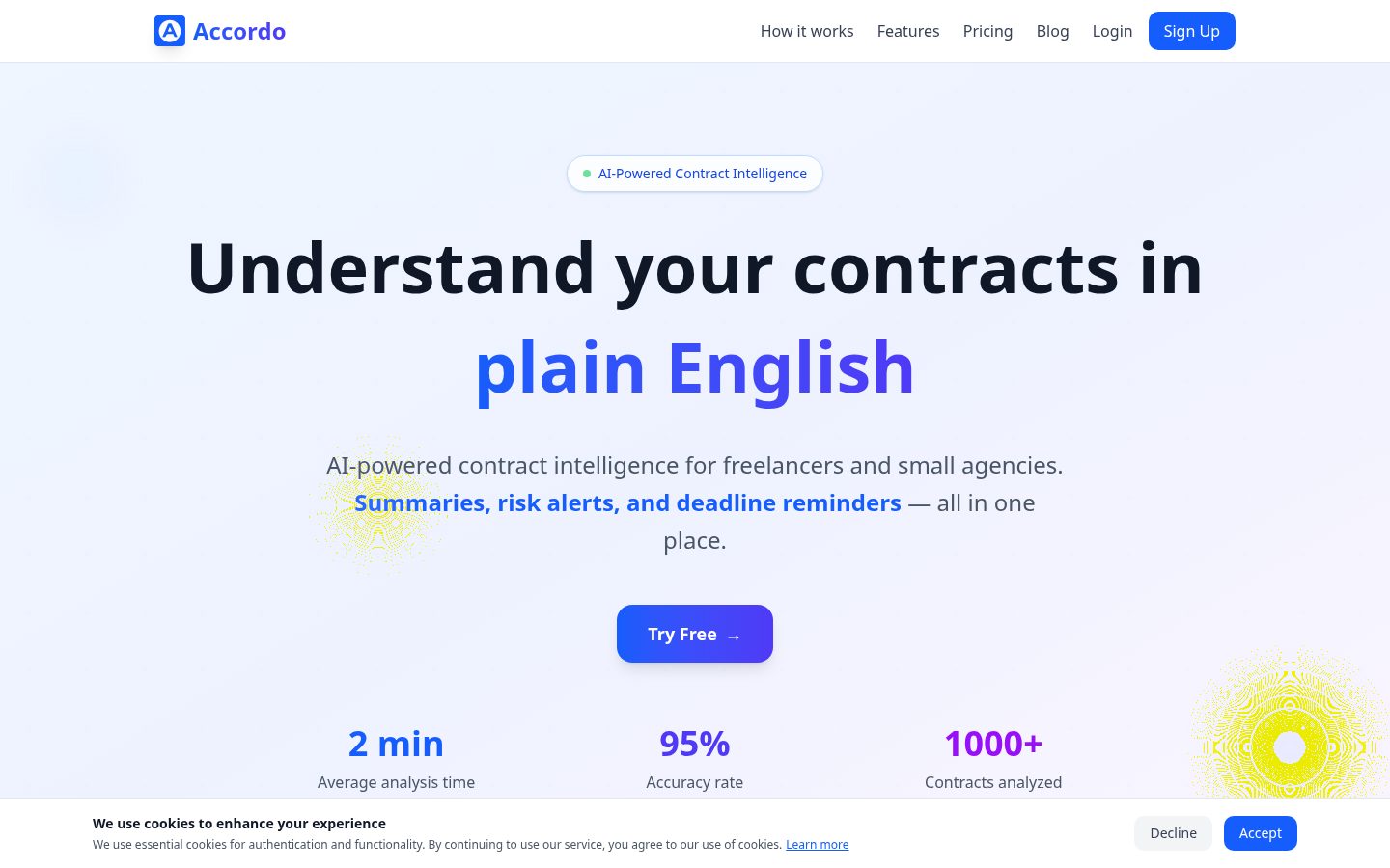 Accordo Homepage
