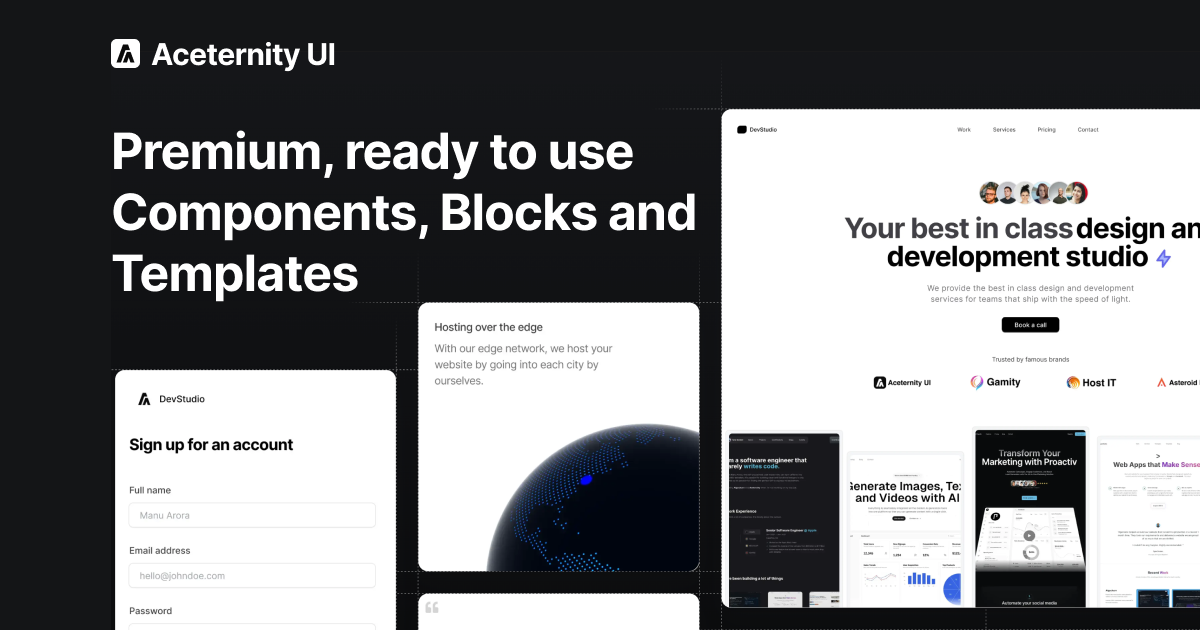 Homepage screenshot