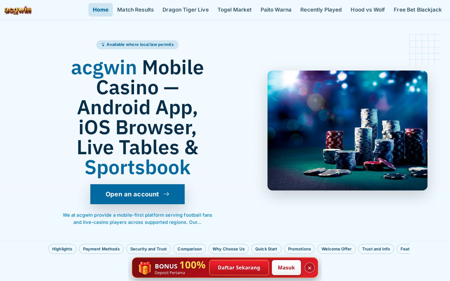 ACGWIN Homepage