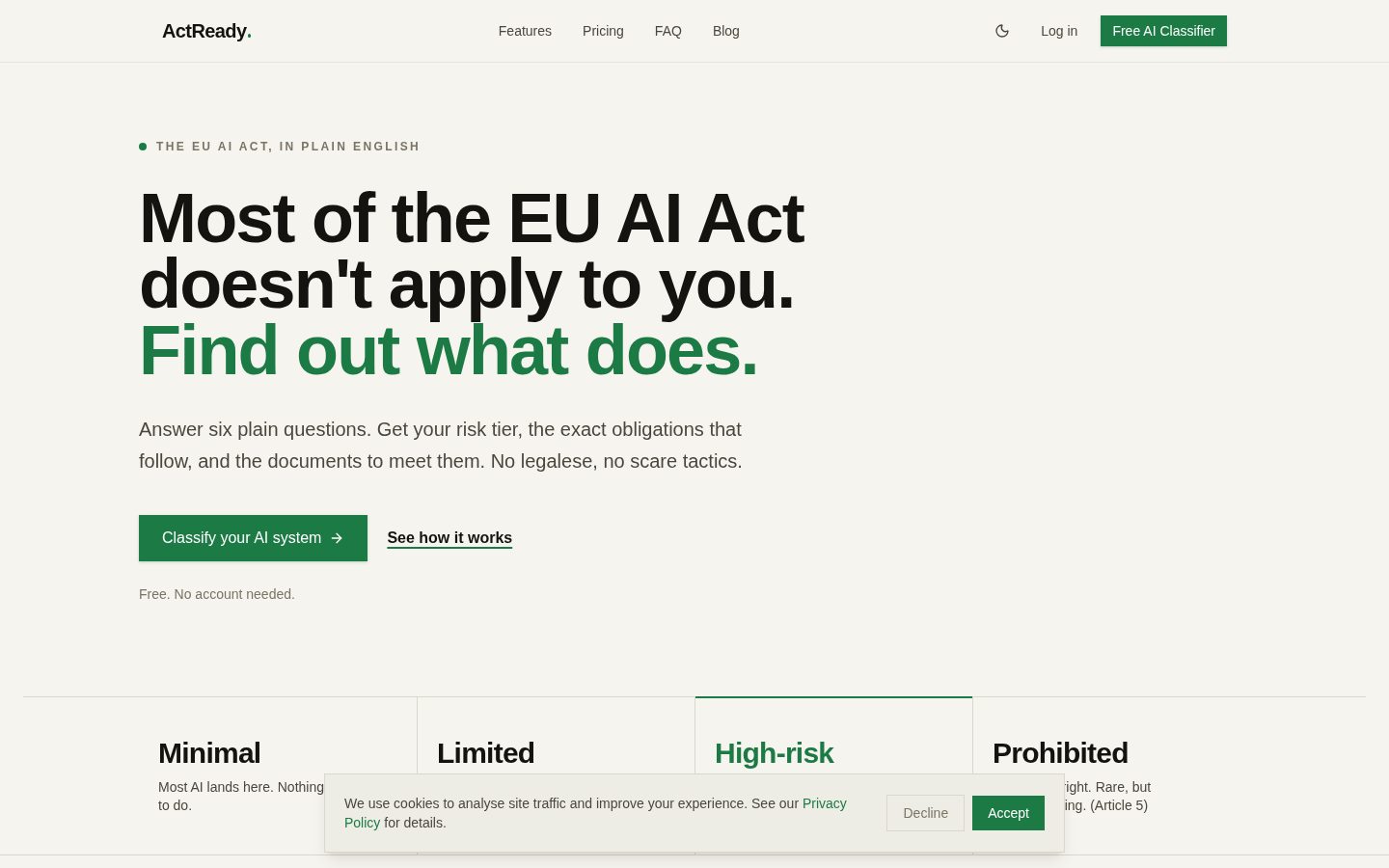 ActReady Homepage