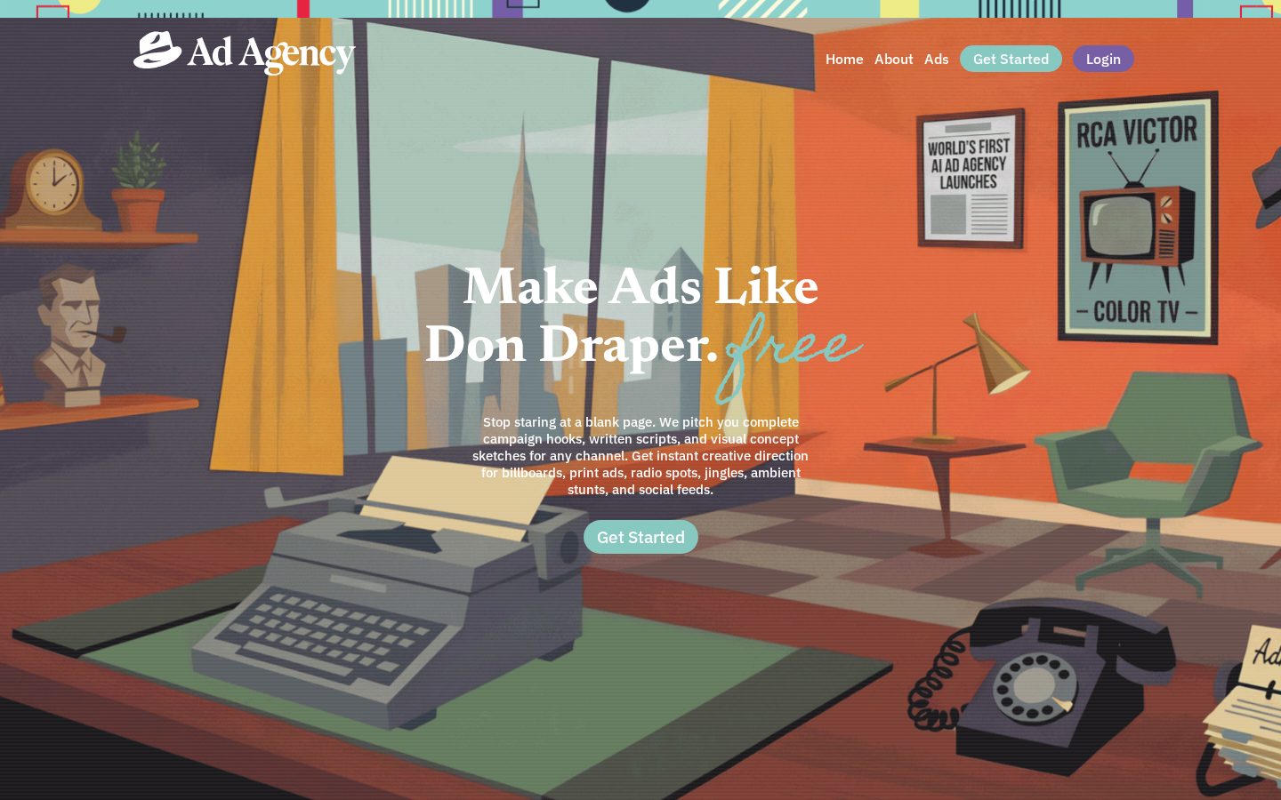 Ad Agency Homepage
