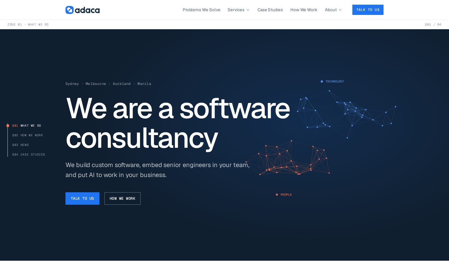 Adaca Homepage