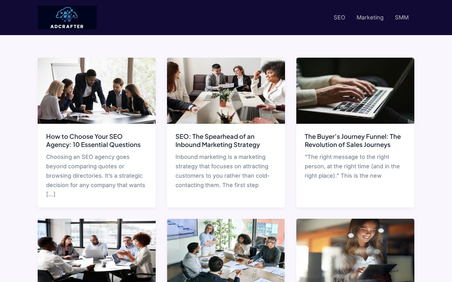 Adcrafter Homepage