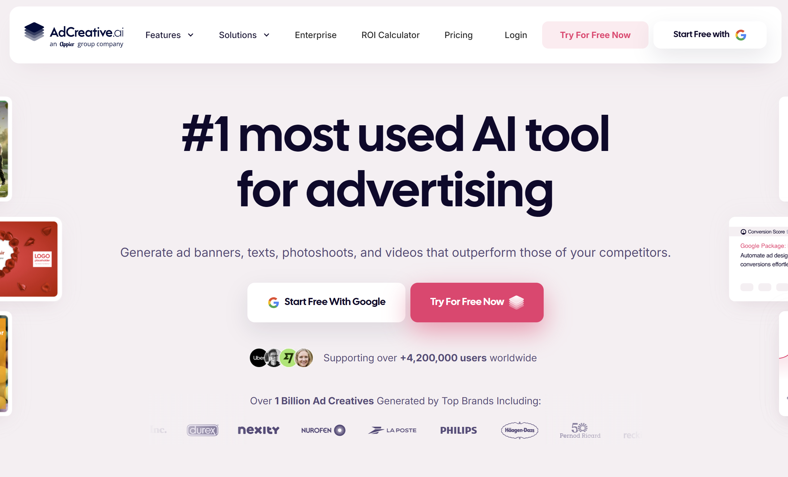 Homepage screenshot