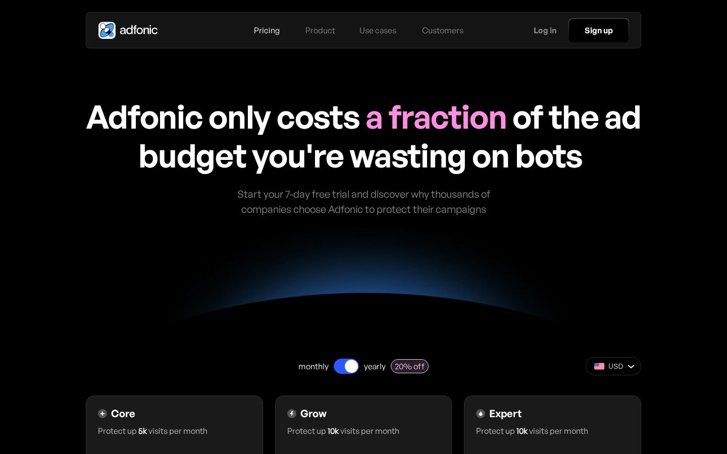 Adfonic Pricing
